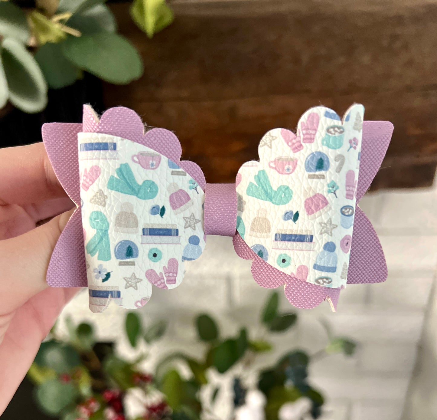 Ruth - 4" - Purple Winter Things