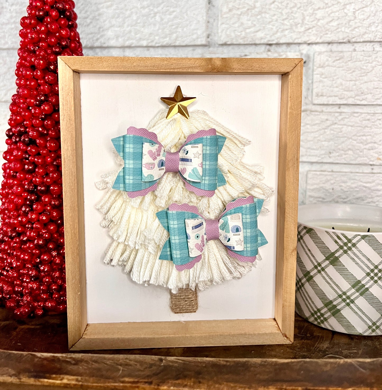 Deborah - 3" Piggies - Purple, Teal & Winter Things