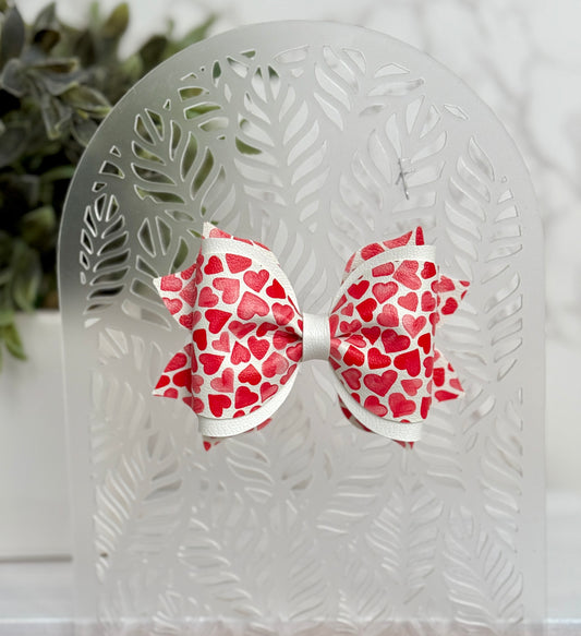 Rachel - 4" - Love Watercolor Hearts