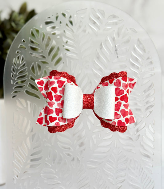 Deborah - 4" - Love Watercolor Hearts