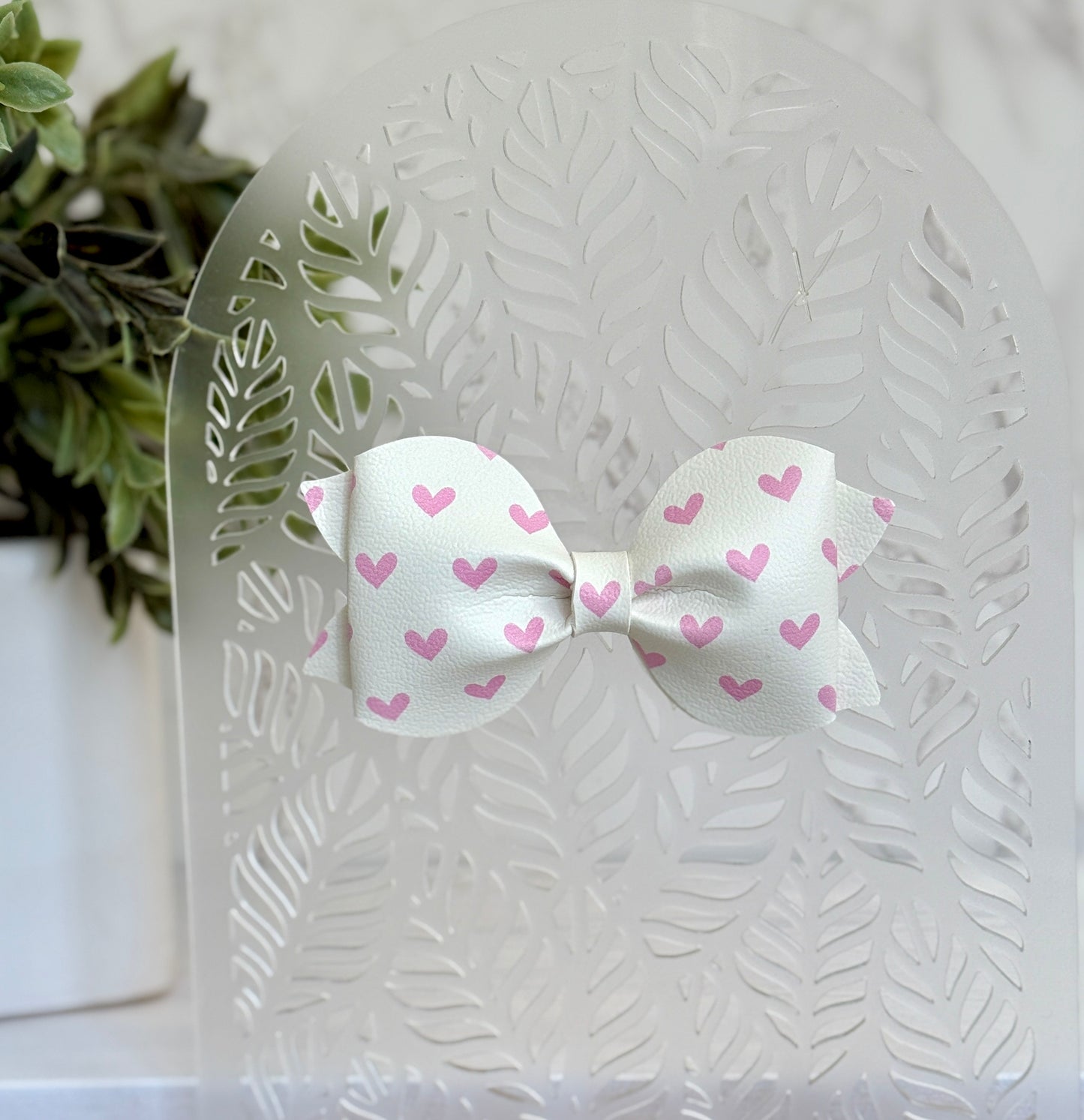Mary - 4" - Pink Hearts