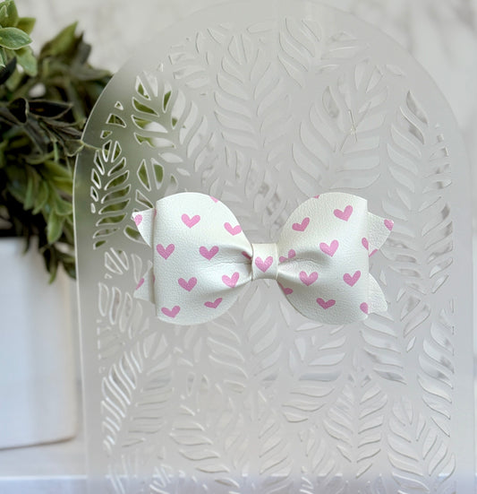 Mary - 4" - Pink Hearts